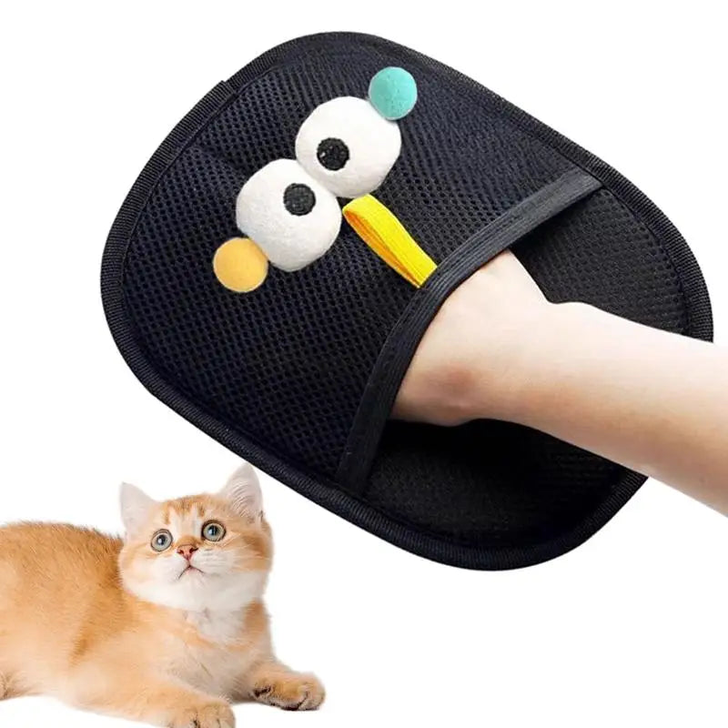 Cat Hair Remover Glove Cat Grooming Gloves Electrostatic Hair Removal Gloves Cat Hair Removal Brush Cat Hair Cleaner Pet Supply