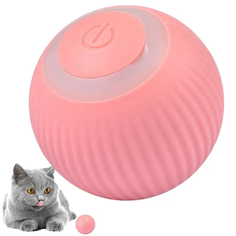 Cat Interactive Ball Training Bouncing Rolling Ball Smart Cat Toy Electronic Automatic Rolling Magic Ball Toys For Cat